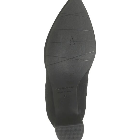 New in Box Aquatalia "Sierra" Water Resistant Suede Ankle Bootie in Black, 12 - Picture 10 of 10